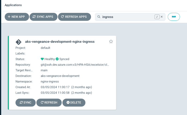 Abbildung 9: Einsatz von NGINX-Ingress in Fleet-Ship