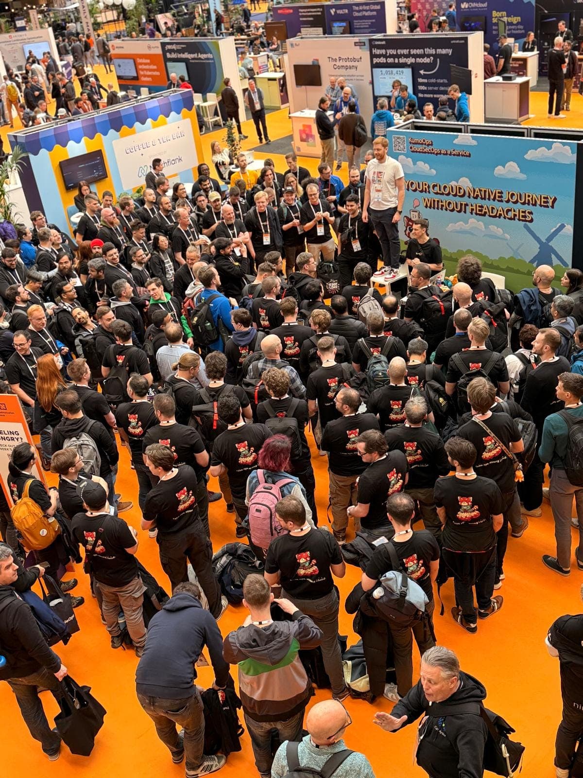 Fig. 0: KubeCon EU 2026 was amazing. Our first time with a booth gave us a completely new perspective as a sponsor and listener.
