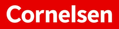 Cornelsen logo — white bold wordmark on a red background