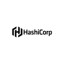 HashiCorp logo featuring a hexagonal icon with an stylised letter H and the wordmark "HashiCorp" in black on a white background.