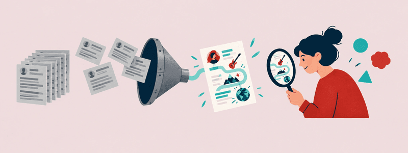 Unconventional résumés often come from people with a strong passion for their profession