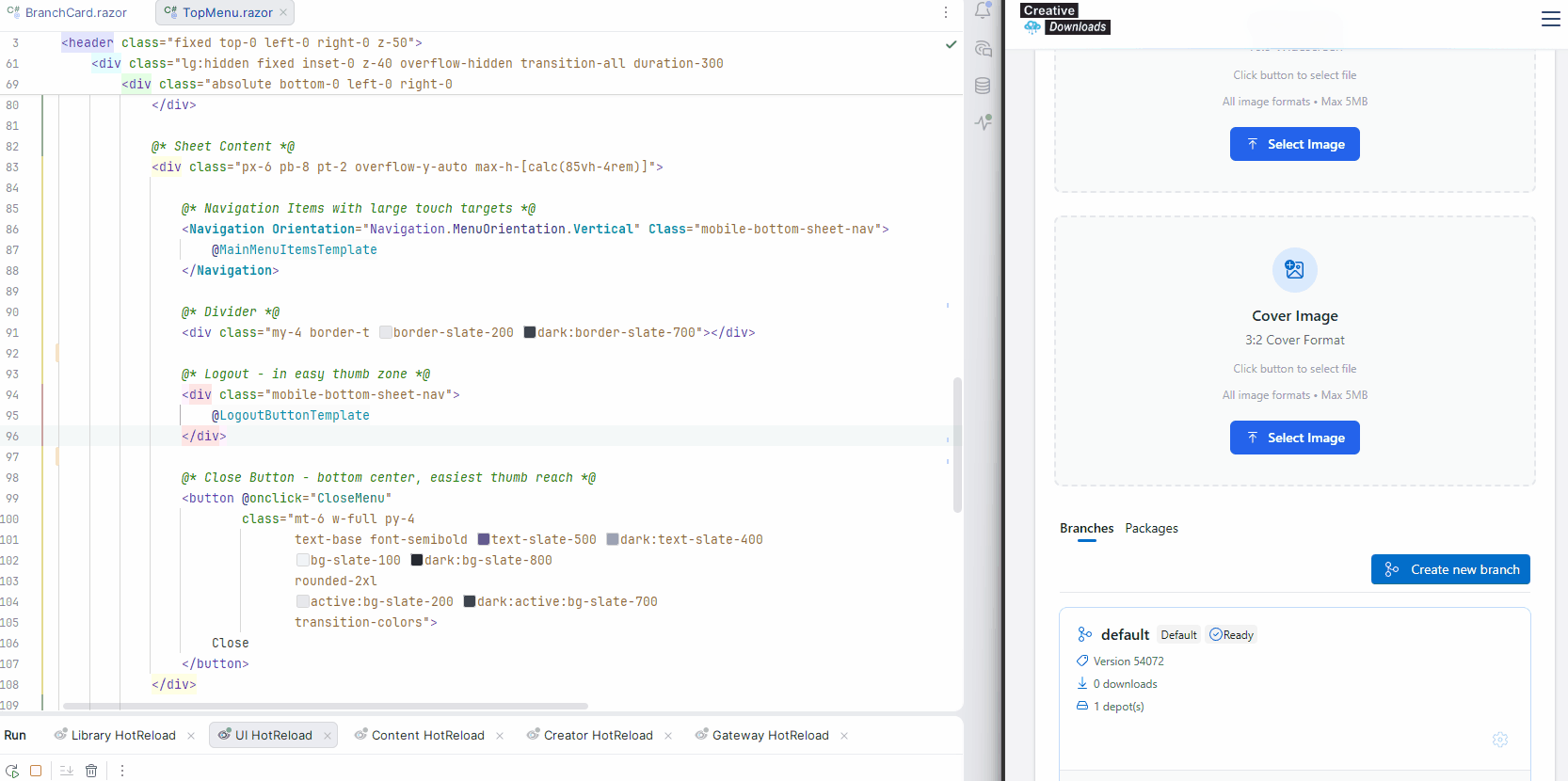 New paragraph element in the markup of the open menu, shows up live, the menu stays open