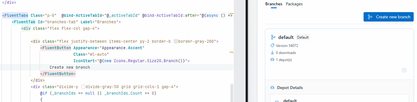 Blazor Hot Reload: live text change in the complex component tree, the editor page's state is preserved